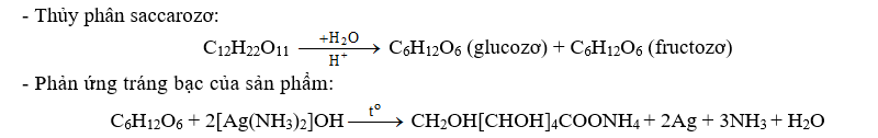 Khi thủy phân hợp chất hữu cơ X (không có phản ứng tráng bạc) trong môi trường axit rồi trung hòa axit thì dung dịch thu được có phản ứng tráng bạc. X là